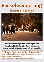 Fackelwanderung durch die Binge 2026 Januar 2026