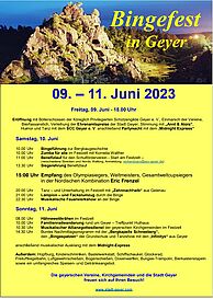 Bingefest Geyer vom 09.-11.06.2023