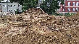 Erdmiete zum Bau der neuen Sporthalle