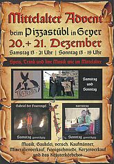 Mittelalter-Advent zum Weihnachtsmarkt am 20./21.12.2025
