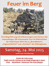 Feuer im Berg - Bingeführung am 24.05.2025