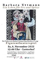 Figurentheater Babara Uttmann im Lotterhof am 08.11.25 um 15 Uhr