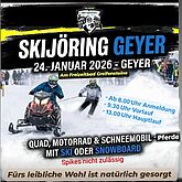 Skijöring in Geyer am 24.01.26 am Freizeitbad geplant