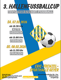 Hallenfußballturnier 07./08.02.26 in der Eric-Frenzel-SH