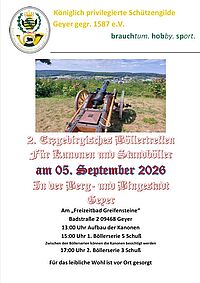 Böllertreffen am 05.09.2026 ab 13 Uhr