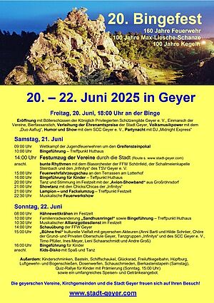 Programm Bingefest 2025