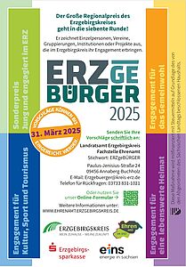 ERZgebürger 2025 Neuauslobung bis 31.03.25