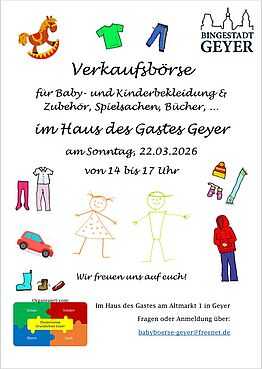 Babybörse am 22.03. von 14-17 Uhr
