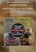 Vortrag zum Patentstreit im Turmmuseum am 27.09.2025