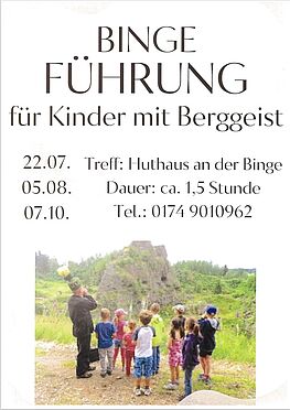 Bingeführungen für Kinder mit Berggeist, Bergbrüderschaft Geyer