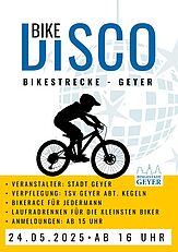 Bike-Disko am 24.05.25 im Bikepark an der Zwönitzer Str