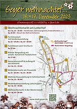 Weihnachtsmarkt Geyer 2023 am 16./ 17.12.
