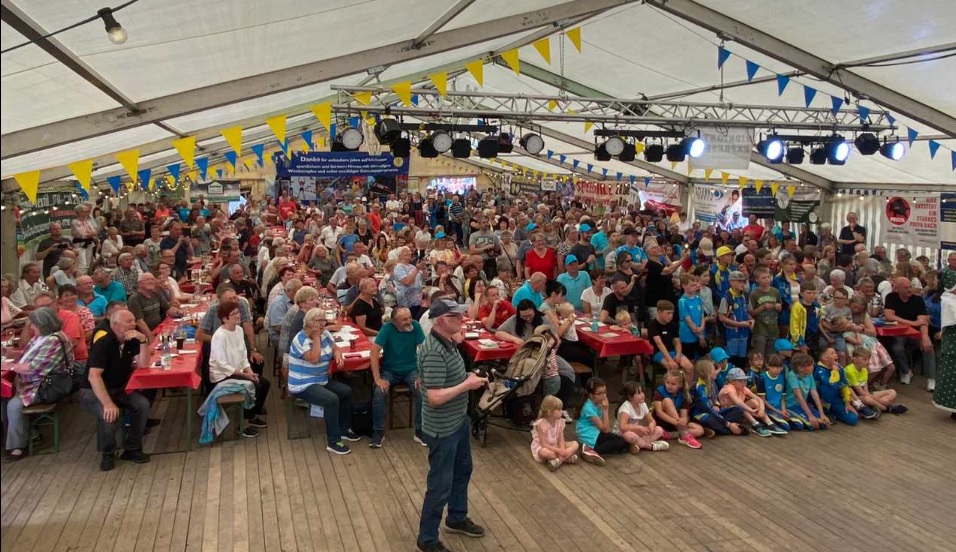 Empfang von Eric Frenzel zum Bingefest Juni 2023 in Geyer